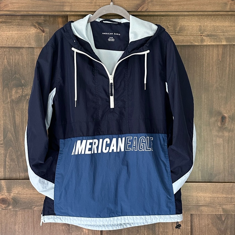 American Eagle Men’s Windbreaker Pullover Jacket